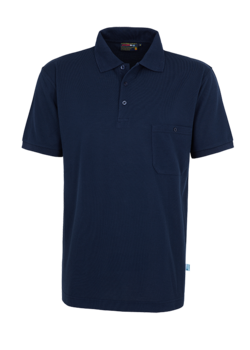 Polo-Shirt, kurzarm, marineblau, Trevira Bioactive